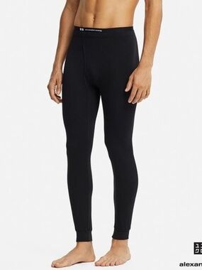 Uniqlo x Alexander Wang HEATTECH Warm Men’s Thermal Leggings Black Size M x 2